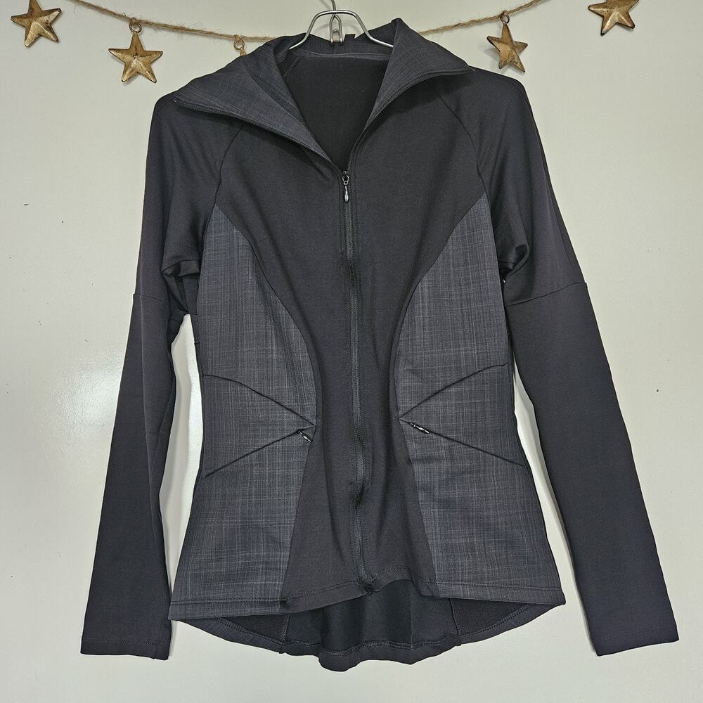 Turn It On Luxury Small Womens Workout Jacket Athletic Sporty Jogger Glam Preppy